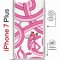 Чехол-накладка Apple iPhone 7 Plus (626142) Kruche PRINT Розовая Пантера