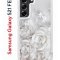 Чехол-накладка Samsung Galaxy S21 FE Kruche Print White roses
