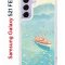 Чехол-накладка Samsung Galaxy S21 FE Kruche Print озеро цветов