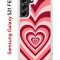 Чехол-накладка Samsung Galaxy S21 FE Kruche Print Сердце