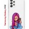 Чехол-накладка Samsung Galaxy A52 (598894) Kruche PRINT Pink Hair