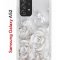 Чехол-накладка Samsung Galaxy A52 Kruche Print White roses