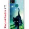 Чехол-накладка Xiaomi Redmi 9C Kruche Print Черный кот