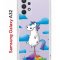 Чехол-накладка Samsung Galaxy A32 Kruche Print Flying Unicorn