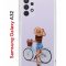 Чехол-накладка Samsung Galaxy A32 Kruche Print Велосипедная прогулка