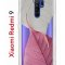 Чехол-накладка Xiaomi Redmi 9 (588934) Kruche PRINT Pink and white