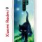 Чехол-накладка Xiaomi Redmi 9 Kruche Print Черный кот