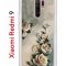 Чехол-накладка Xiaomi Redmi 9 (588934) Kruche PRINT Белая роза