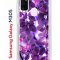 Чехол-накладка Samsung Galaxy M30S/M21 Kruche Print Purple leaves