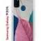 Чехол-накладка Samsung Galaxy M30S Kruche Print Pink and white