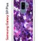 Чехол-накладка Samsung Galaxy S9 Plus Kruche Print Purple leaves