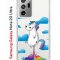 Чехол-накладка Samsung Galaxy Note 20 Ultra Kruche Print Flying Unicorn