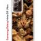 Чехол-накладка Samsung Galaxy Note 20 Ultra (588944) Kruche PRINT Котик с рыбками