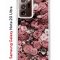 Чехол-накладка Samsung Galaxy Note 20 Ultra Kruche Print цветы