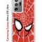 Чехол-накладка Samsung Galaxy Note 20 Ultra (588944) Kruche PRINT Человек-Паук красный
