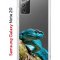 Чехол-накладка Samsung Galaxy Note 20 Kruche Print Змея