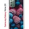 Чехол-накладка Samsung Galaxy Note 20 Kruche Print Fresh berries