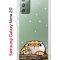 Чехол-накладка Samsung Galaxy Note 20 (588938) Kruche PRINT тигр первый снег