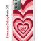Чехол-накладка Samsung Galaxy Note 20 Kruche Print Сердце
