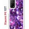 Чехол-накладка Xiaomi Mi 10T/Mi 10T Pro Kruche Print Purple leaves