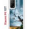 Чехол-накладка Xiaomi Mi 10T/Mi 10T Pro Kruche Print Журавли