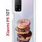 Чехол-накладка Xiaomi Mi 10T/Mi 10T Pro Kruche Print Donuts