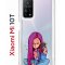 Чехол-накладка Xiaomi Mi 10T (593946) Kruche PRINT Pink Hair