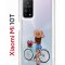 Чехол-накладка Xiaomi Mi 10T/Mi 10T Pro Kruche Print Велосипедная прогулка