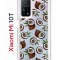 Чехол-накладка Xiaomi Mi 10T/Mi 10T Pro Kruche Print Кокосы