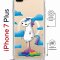 Чехол-накладка Apple iPhone 7 Plus (626142) Kruche PRINT Flying Unicorn