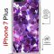 Чехол-накладка Apple iPhone 7 Plus (626142) Kruche PRINT Purple leaves