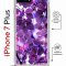 Чехол-накладка Apple iPhone 7 Plus (626142) Kruche PRINT Purple leaves