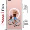 Чехол-накладка Apple iPhone 7 Plus (626142) Kruche PRINT Велосипедная прогулка