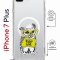 Чехол-накладка Apple iPhone 7 Plus (626142) Kruche PRINT Сова в очках