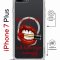 Чехол-накладка Apple iPhone 7 Plus (626142) Kruche PRINT Red lipstick