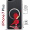 Чехол-накладка Apple iPhone 7 Plus (626142) Kruche PRINT Девочка с зонтом