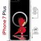 Чехол-накладка Apple iPhone 7 Plus (626142) Kruche PRINT Девочка с зонтом