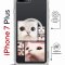 Чехол-накладка Apple iPhone 7 Plus (626142) Kruche PRINT Коты