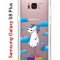 Чехол-накладка Samsung Galaxy S8 Plus Kruche Print Flying Unicorn