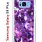 Чехол-накладка Samsung Galaxy S8 Plus (580672) Kruche PRINT Purple leaves