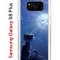 Чехол-накладка Samsung Galaxy S8 Plus Kruche Print Лунный кот