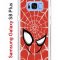 Чехол-накладка Samsung Galaxy S8 Plus Kruche Print Человек-Паук красный