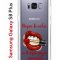 Чехол-накладка Samsung Galaxy S8 Plus Kruche Print Red lipstick