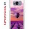 Чехол-накладка Samsung Galaxy S8 Kruche Print Лавандовый рай