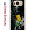 Чехол-накладка Samsung Galaxy S8 Kruche Print Барт Симпсон