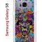 Чехол-накладка Samsung Galaxy S8 Kruche Print Colored beast