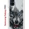 Чехол-накладка Samsung Galaxy M51 Kruche Print Волк