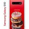 Чехол-накладка Samsung Galaxy S10 (580670) Kruche PRINT Donuts