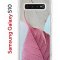 Чехол-накладка Samsung Galaxy S10 Kruche Print Pink and white