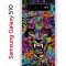 Чехол-накладка Samsung Galaxy S10 Kruche Print Colored beast
